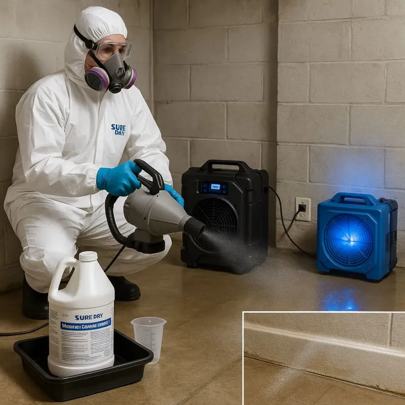 Sanitization and Odor Removal process in Garnet, CA